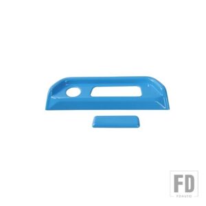 フォード ABS アームレストボックススイッチ装飾カバーブロンコ 2021-24 アップインテリアアクセサリー - light blue