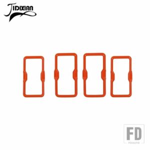 フォード ブロンコ 2021-24 ダッシュボード空調ベントアウトレット装飾カバーインテリアアクセサリー - Orange