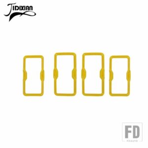 フォード ブロンコ 2021-24 ダッシュボード空調ベントアウトレット装飾カバーインテリアアクセサリー - Yellow