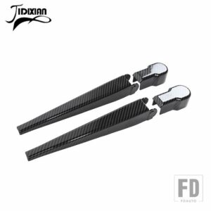 ジープ フロントウィンドウフロントガラスワイパーアームブレード装飾カバーラングラー JK 2007-2017 EXTEROPR アクセサリー - carbon fiber grain