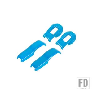 ジープ エンジンフードロック装飾カバーステッカーアクセサリーラングラー JL グラディエーター JT 2018-21 - light blue
