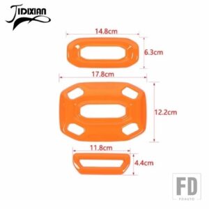 ジープ ラングラー JL グラディエーター JT 2018-23 車読書灯ランプ装飾カバー - Orange