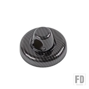 ジープ ラングラー JK JL 2007-2023 グラディエーター JT 2018-2023 車外装アンテナベース装飾カバー - Carbon Fiber A