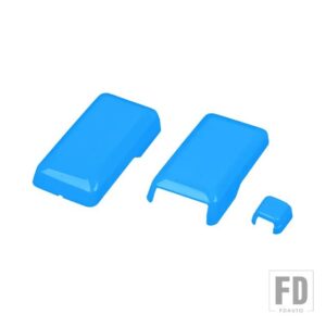 フォード ブロンコ 2021-24 リアドアテールゲートガラスヒンジフロントガラスワイパーノズル装飾カバー - light blue