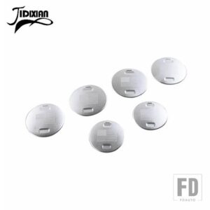ジープ カーエアコンベントアウトレット装飾カバーアクセサリー ラングラー JL 2018 グラディエーター JT 2018 - flag sivler 6 PCS
