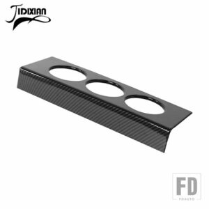 ジープ カーエアコンスイッチノブ装飾フレームカバーラングラー JK 2007 2008 2009 2010 インテリアアクセサリー - carbon fiber grain