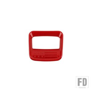 フォード ブロンコ 2021-24 ステアリングホイール装飾カバーインテリアアクセサリー - Red