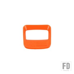 フォード ブロンコ 2021-24 ステアリングホイール装飾カバーインテリアアクセサリー - Orange