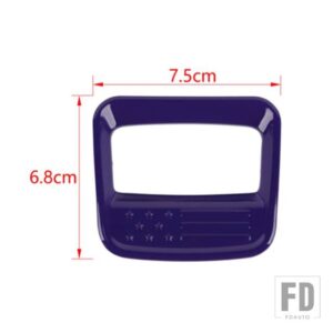 フォード ブロンコ 2021-24 ステアリングホイール装飾カバーインテリアアクセサリー - PURPLE