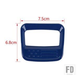 フォード ブロンコ 2021-24 ステアリングホイール装飾カバーインテリアアクセサリー - Blue