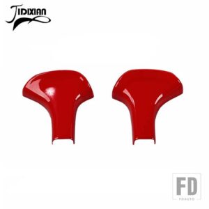 ジープ ギアシフトノブレバーヘッド装飾カバーグランドチェロキー 2014 2015 - red 2 pcs