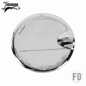 ジープ 車外装燃料タンクキャップ装飾カバーダッジニトロ用リバティ 2007-2012 グランドコマンダー 2006-2010 - Silver