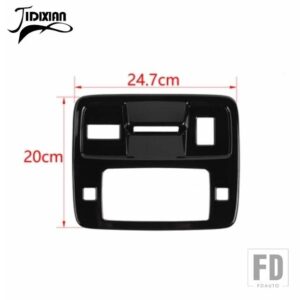 シボレー カマロ 2010-15 車読書灯ランプパネル装飾カバーインテリアアクセサリー - Black