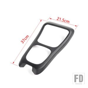 ジープ ABS インテリアギアシフトパネル装飾カバートリムアクセサリーステッカーコンパス 2017-20 - Matte Black
