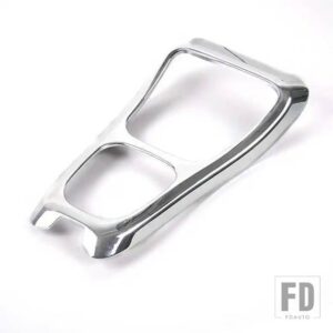 ジープ ABS インテリアギアシフトパネル装飾カバートリムアクセサリーステッカーコンパス 2017-20 - Chrome