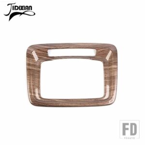 シボレー 車フロントミドル読書灯ランプ装飾カバーシルバラード GMC シエラ 2019-23 アップ - A wood grain