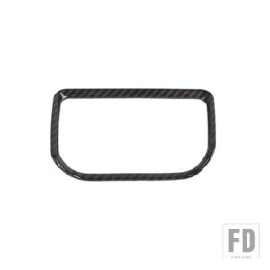 ジープ 車 4WD 四輪駆動ギアノブ装飾カバーラングラー JL グラディエーター JT 2018-24 アップ - Black Carbon Fiber