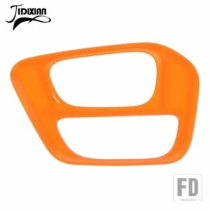 インテリアモールディング ABS ギアシフトボックスパネル装飾カバーアクセサリーダッジチャレンジャー 2015-2022 - Orange