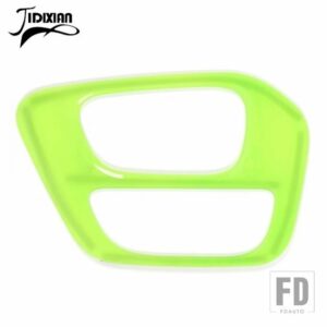 インテリアモールディング ABS ギアシフトボックスパネル装飾カバーアクセサリーダッジチャレンジャー 2015-2022 - light green