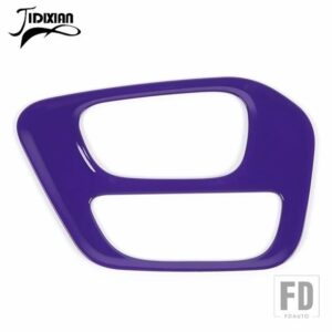 インテリアモールディング ABS ギアシフトボックスパネル装飾カバーアクセサリーダッジチャレンジャー 2015-2022 - PURPLE