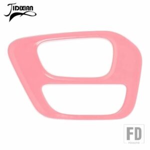 インテリアモールディング ABS ギアシフトボックスパネル装飾カバーアクセサリーダッジチャレンジャー 2015-2022 - Pink