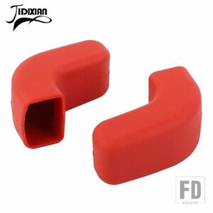 ジープ フロントバンパー牽引トレーラー牽引バーフックカバーラングラー JK JL 2007 グラディエーター JT 2018 - B Red