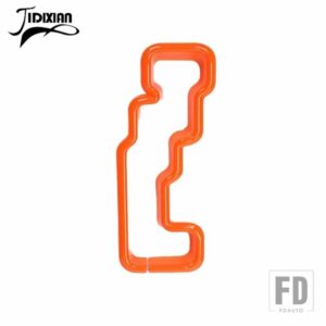 ジープ ラングラー JK 2011-17 ギアシフトパネル装飾カバーインテリアアクセサリー - Orange