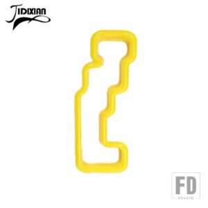 ジープ ラングラー JK 2011-17 ギアシフトパネル装飾カバーインテリアアクセサリー - Yellow