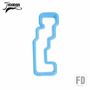 ジープ ラングラー JK 2011-17 ギアシフトパネル装飾カバーインテリアアクセサリー - light blue