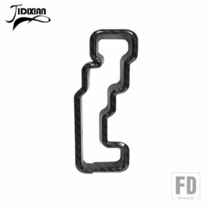 ジープ ラングラー JK 2011-17 ギアシフトパネル装飾カバーインテリアアクセサリー - Black Carbon Fiber