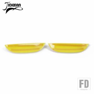 ドアハンドルボウル装飾カバー ダッジチャレンジャー 2015-24 2025 に適合 - Yellow