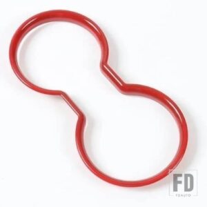ジープ ラングラー JK 2011-17 車内フロントウォーターカップホルダー装飾カバー - Red