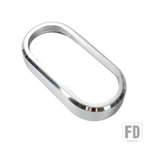 ジープ ギアシフトパネルカップホルダー装飾カバーラングラー JK 2007 2008 2009 2010 インテリアアクセサリー - Chrome