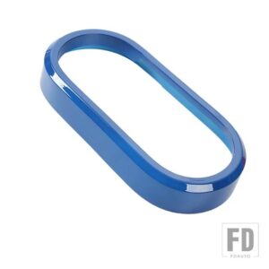 ジープ ギアシフトパネルカップホルダー装飾カバーラングラー JK 2007 2008 2009 2010 インテリアアクセサリー - Blue