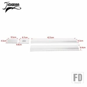 フォード ABS カーセンターコンソールダッシュボード副パイロットステアリングホイール装飾カバーステッカー F150 2015-2020 アクセサリー - Chrome