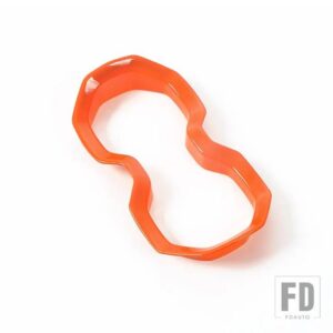 ジープ 車内ドリンクカップホルダー装飾カバー レネゲード 2016-24 アップ - Orange