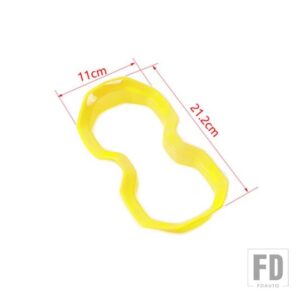 ジープ 車内ドリンクカップホルダー装飾カバー レネゲード 2016-24 アップ - Yellow