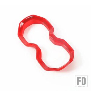 ジープ 車内ドリンクカップホルダー装飾カバー レネゲード 2016-24 アップ - Red