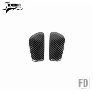ジープ ABS ギアシフトノブレバーシフター装飾カバーグランドチェロキー 2017-20 インテリアアクセサリー - carbon fiber grain