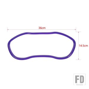 インパネダッシュボード装飾カバーアクセサリー ダッジチャレンジャー 2015-21 アップ - PURPLE
