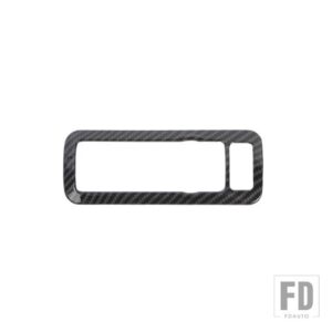 フォード ヘッドライトスイッチコントロールパネル装飾カバーブロンコスポーツ 2021-24 アップインテリアアクセサリー - carbon fiber grain
