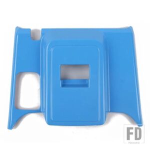 フォード ブロンコ 2 ドア 2021-24 アップ窓スイッチパネル装飾カバーインテリアアクセサリー - light blue