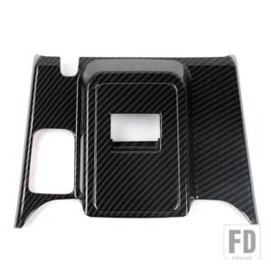 フォード ブロンコ 2 ドア 2021-24 アップ窓スイッチパネル装飾カバーインテリアアクセサリー - carbon fiber grain