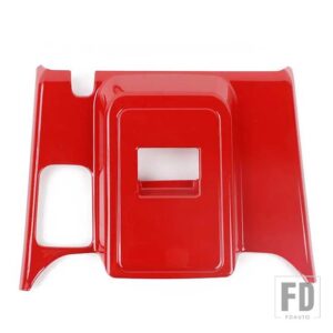 フォード ブロンコ 2 ドア 2021-24 アップ窓スイッチパネル装飾カバーインテリアアクセサリー - Red