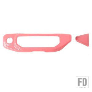ジープ ラングラー JL グラディエーター JT 2018-23 カーエアコンコントロールパネル装飾カバー - Pink