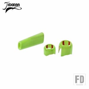ジープ ハンドブレーキ 4WD ギアシフトノブヘッド装飾カバーラングラー JL グラディエーター JT 2018-24 アップ - light green