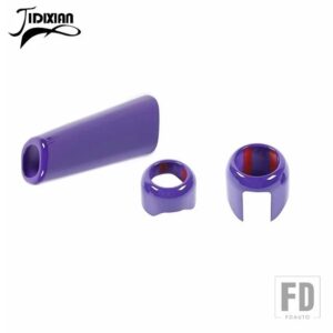 ジープ ハンドブレーキ 4WD ギアシフトノブヘッド装飾カバーラングラー JL グラディエーター JT 2018-24 アップ - PURPLE