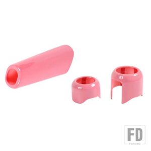 ジープ ハンドブレーキ 4WD ギアシフトノブヘッド装飾カバーラングラー JL グラディエーター JT 2018-24 アップ - Pink