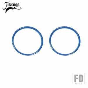 フォード 車室内ドアスピーカー装飾カバーアクセサリーマスタング 2015-23 - large blue