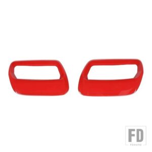 フォード ボンネットエンジンエアアウトレット装飾カバーマスタング 2018-24 アップ外装アクセサリー - Red